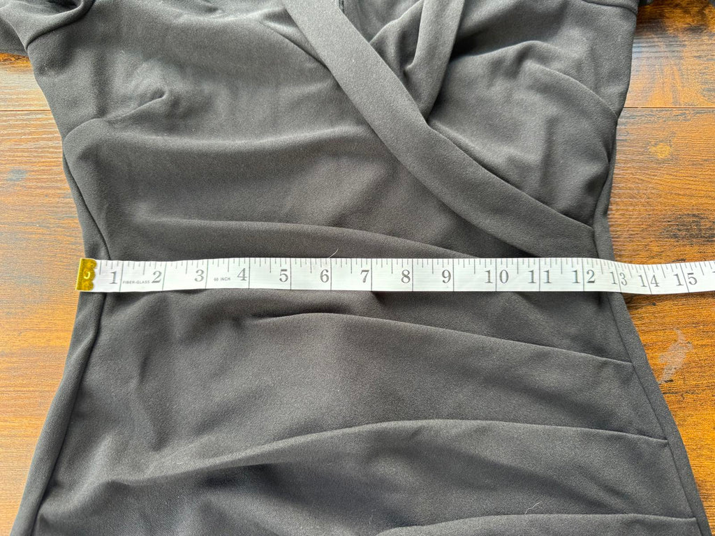 Goddiva London Black Ruched Maxi Dress UK 8 / US 4 – BNWT