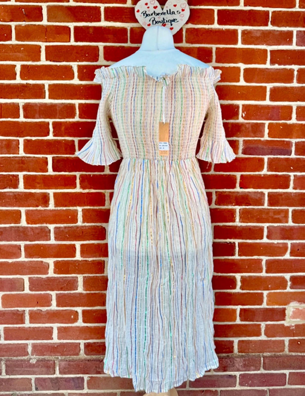 Festival-Ready Rainbow Dress – Fits UK 10–14