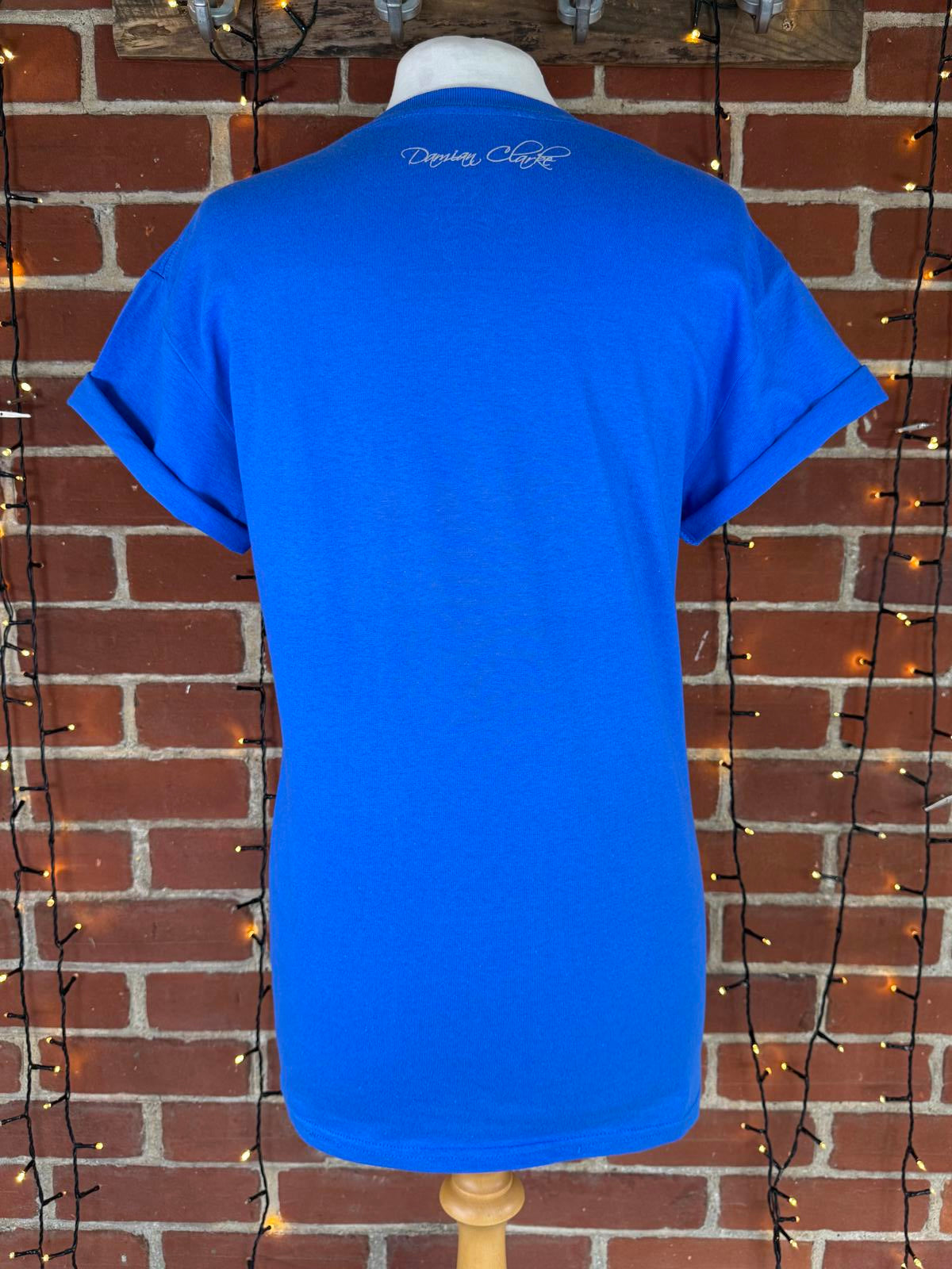 Vintage Tattoo Clothing Blue T-Shirt - Size 10