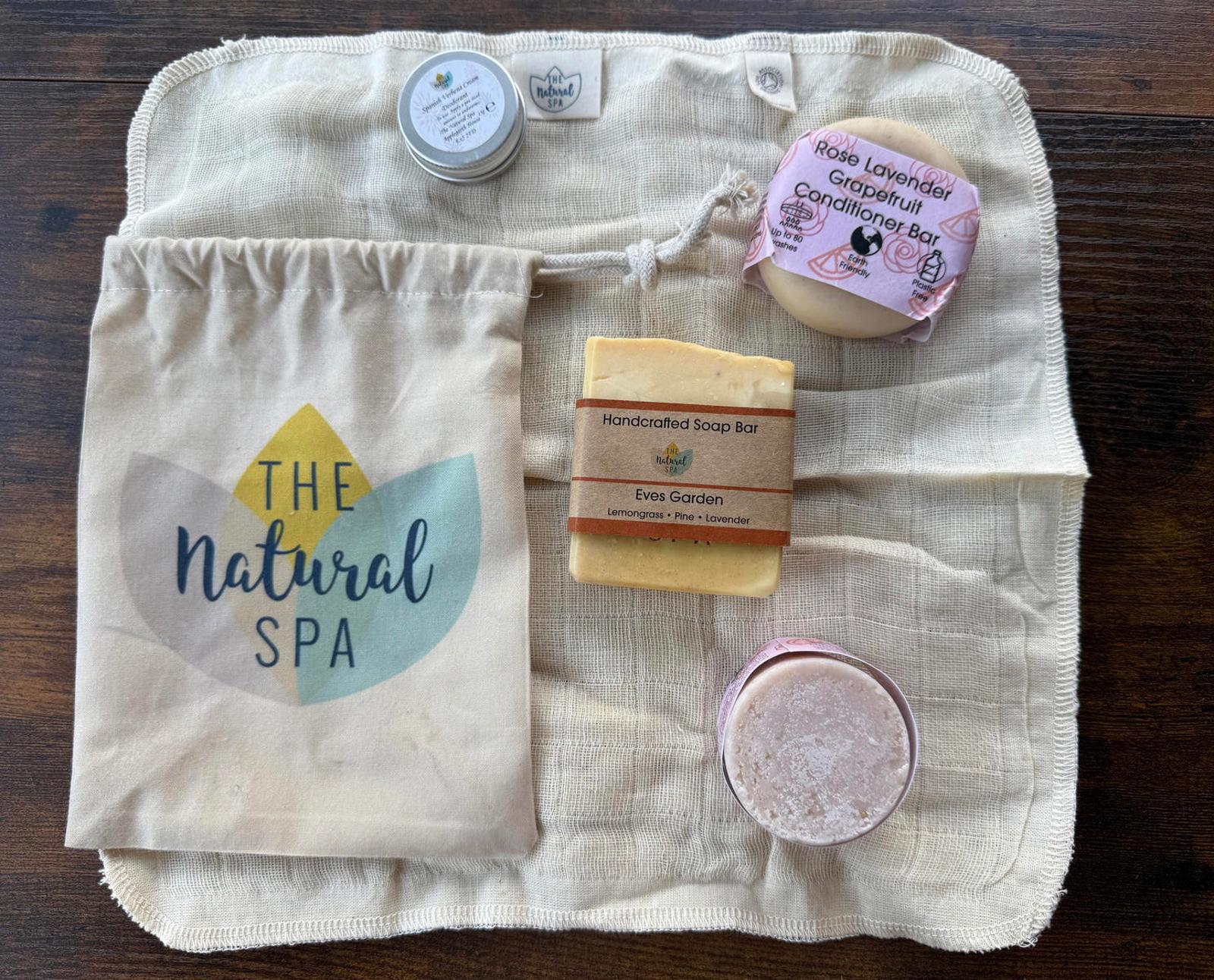 🌿 The Natural Spa Eco Pamper Set – Handmade Vegan Skincare Bundle 🌿