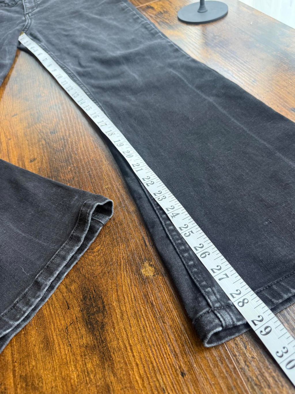 F&F Black Bootcut Jeans UK 14 Short Mid Rise Stretch Denim Casual Classic VGC