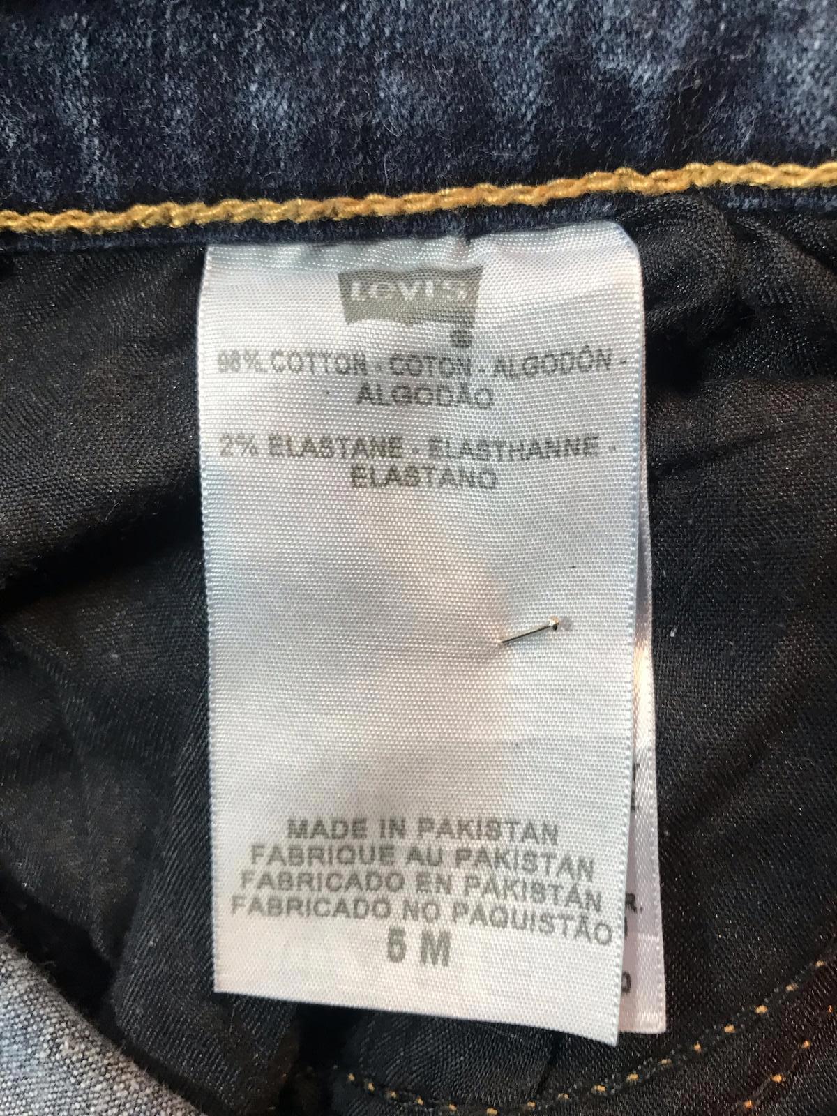 Levi’s 535 Legging Skinny Jeans Women’s UK 6 Dark Blue Denim