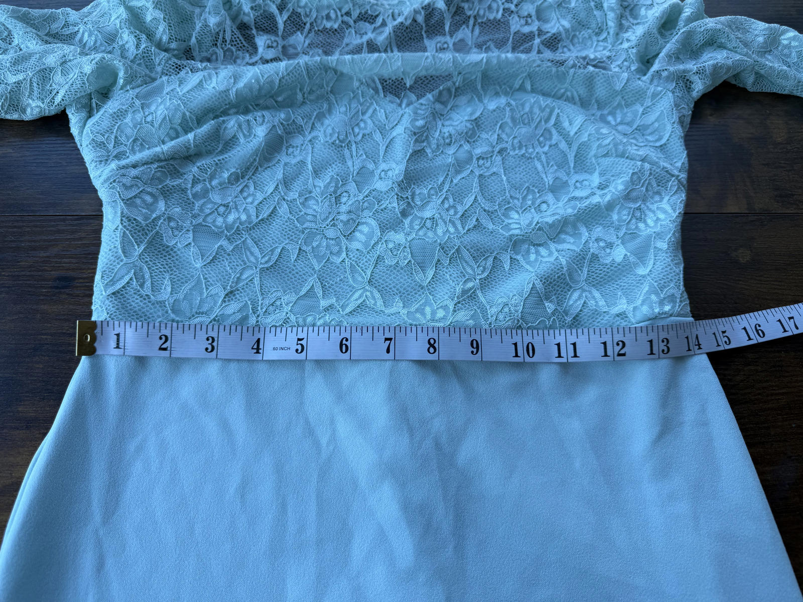 Goddiva Mint Green Lace High Neck Fishtail Midi Dress UK 10 BNWT