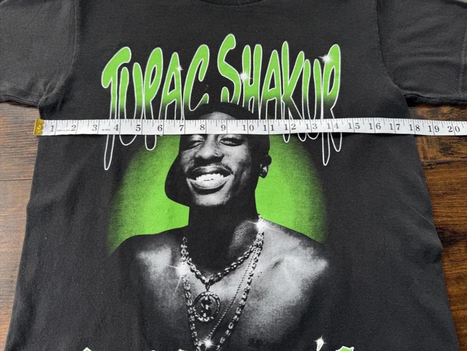 Tupac Shakur California Love Graphic T-Shirt Small UK 8–10 US S