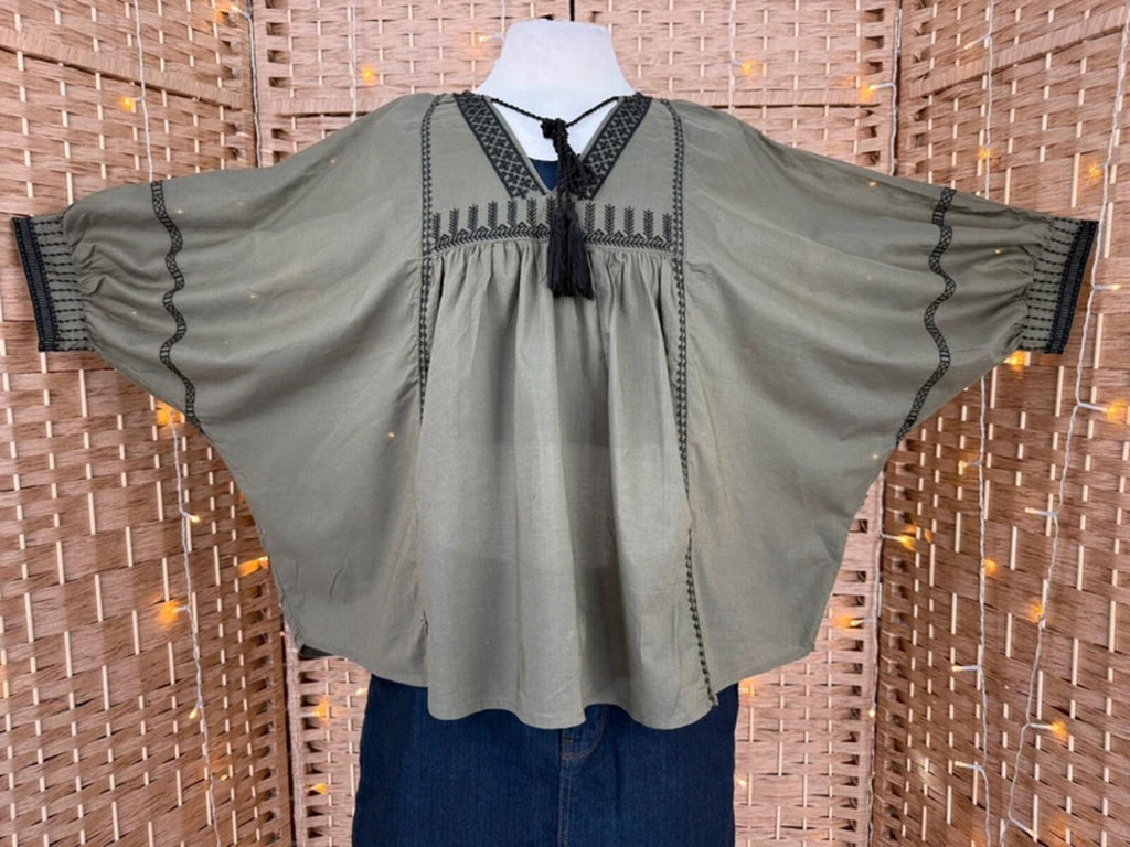 ✨ OVERSIZED BOHO PER UNA COTTON TUNIC TOP ✨