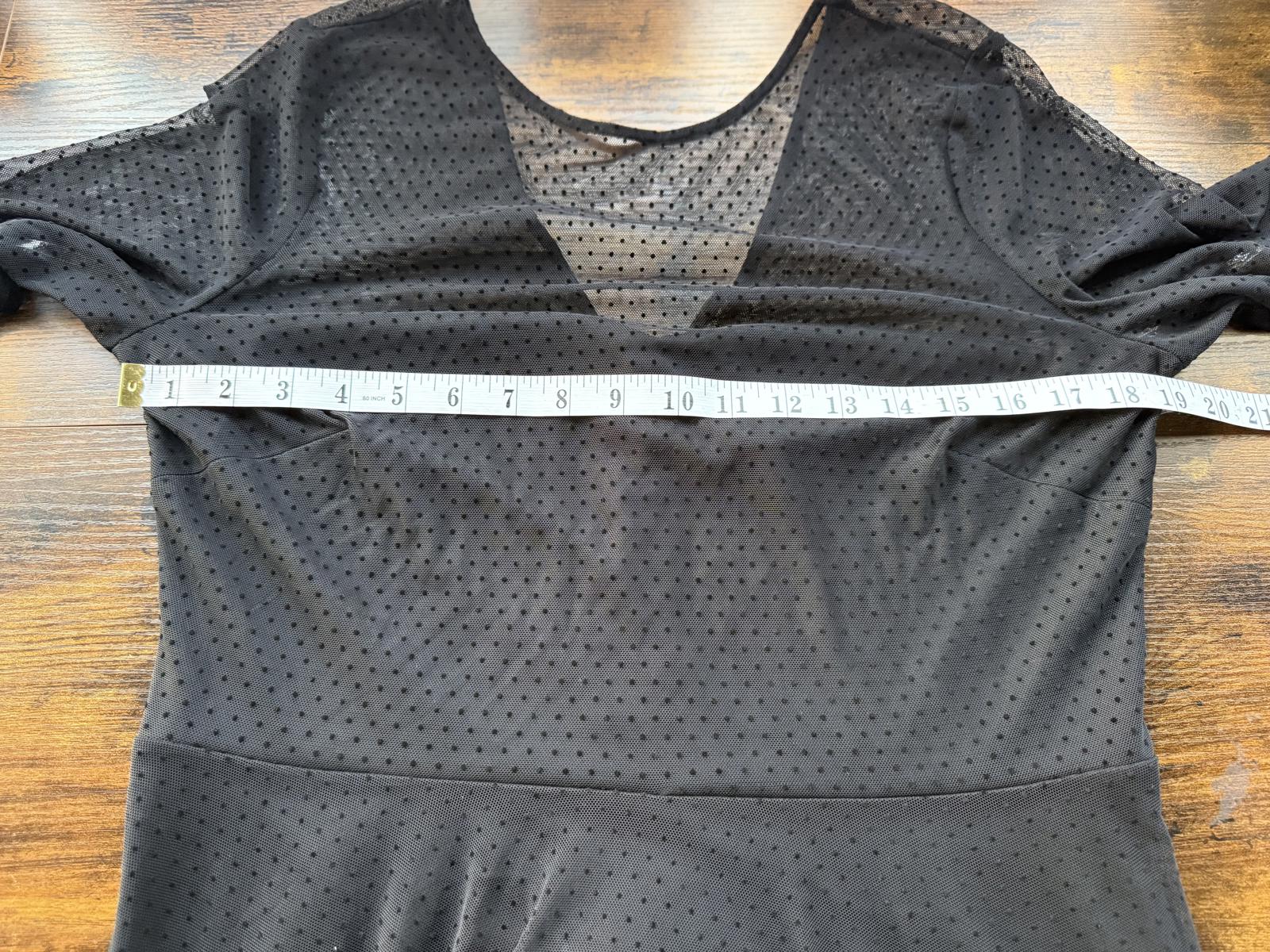 Goddiva Black Mesh Feather Sleeve Gown UK 16 Elegant Evening Dress #179