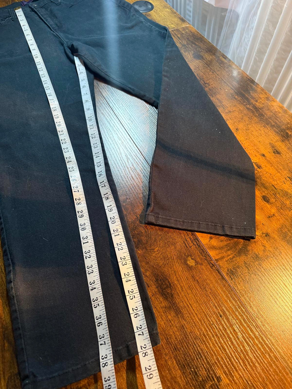 Gloria Vanderbilt Amanda Black Stretch Jeans – US 12 Short / UK 12–14