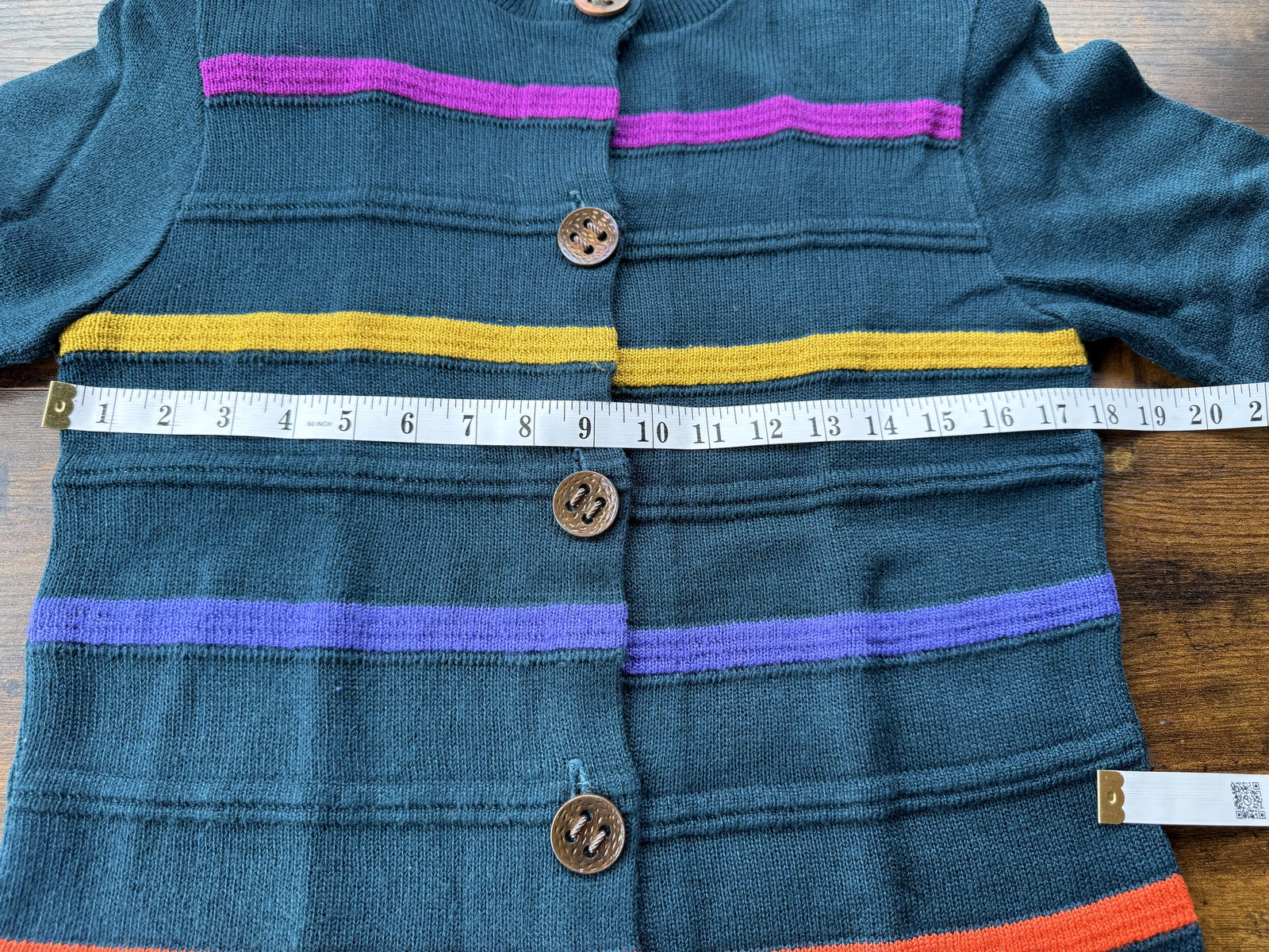 Vintage 1980/90s Ami Knits Petites Cardigan  Shoulder Pads UK Size 12/14 NUM 59