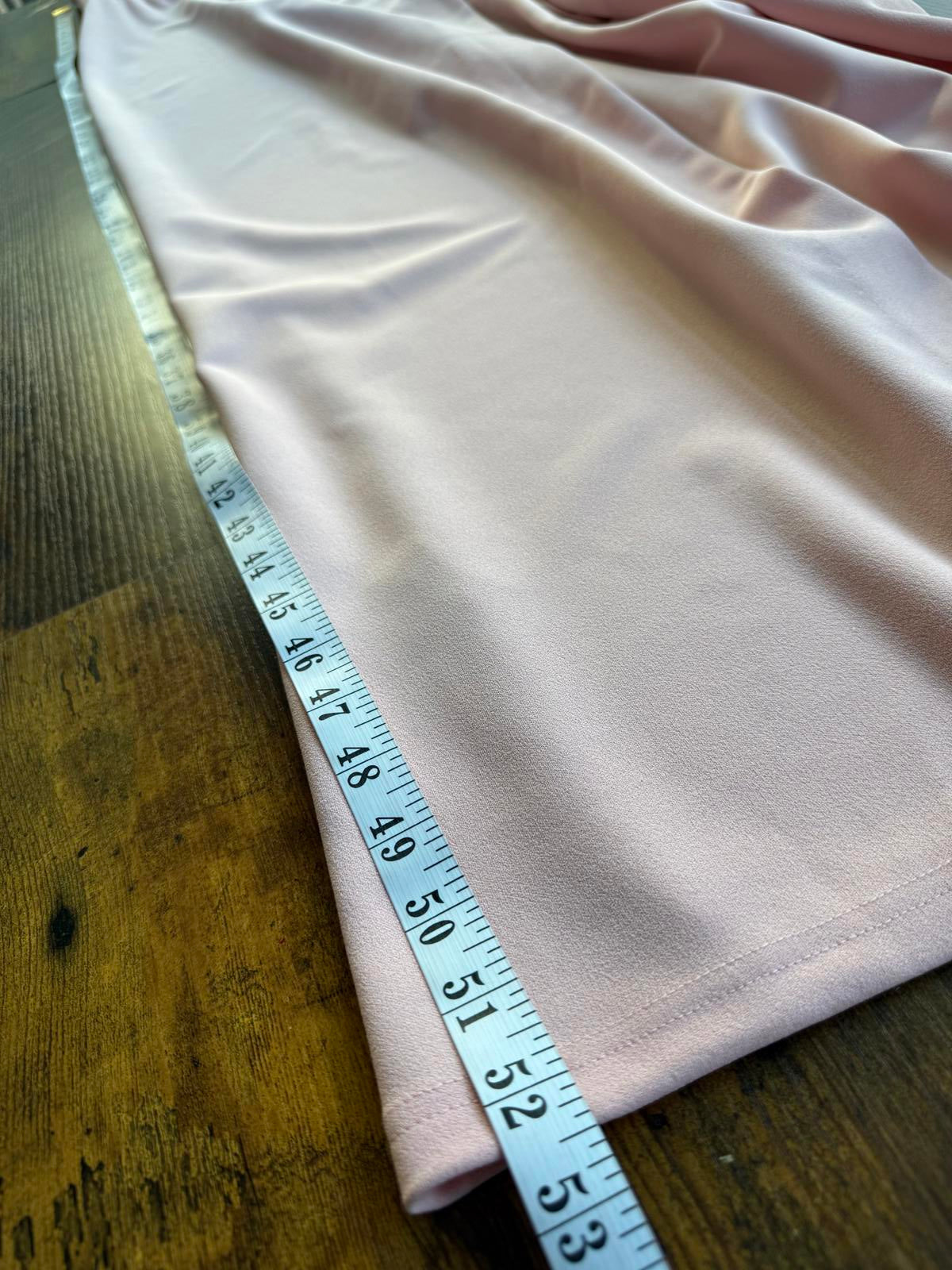 Goddiva Blush Feather Bardot Maxi Dress UK 12 / US 8 Slit Evening            .38