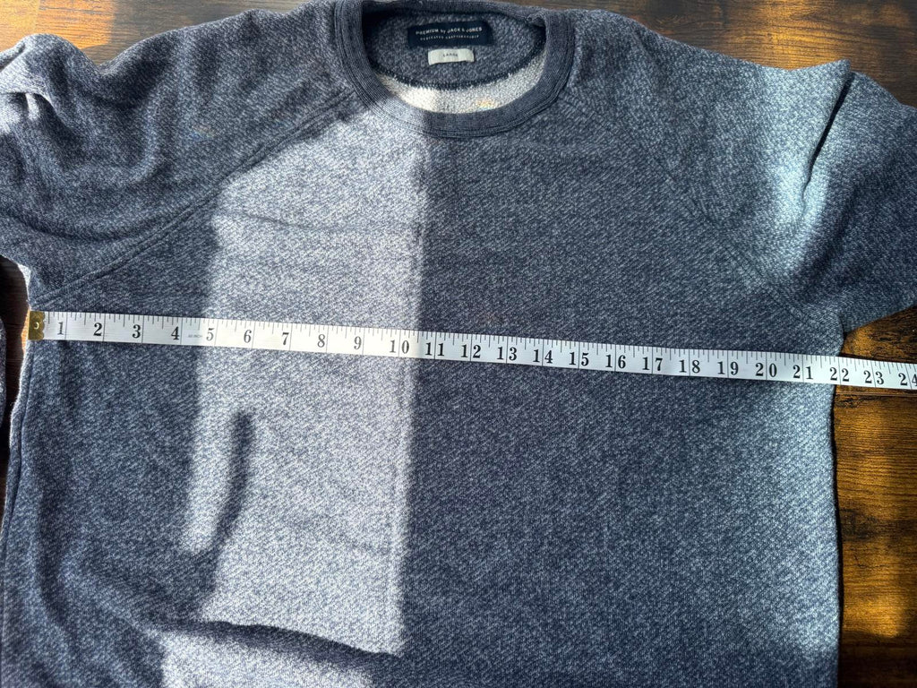 Jack & Jones Premium Blue Crew Neck Sweatshirt | UK L / US L                 N5