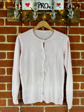 Marks & Spencer Pale Pink Embroidered Cardigan Y2K Era UK 16 NUM 13