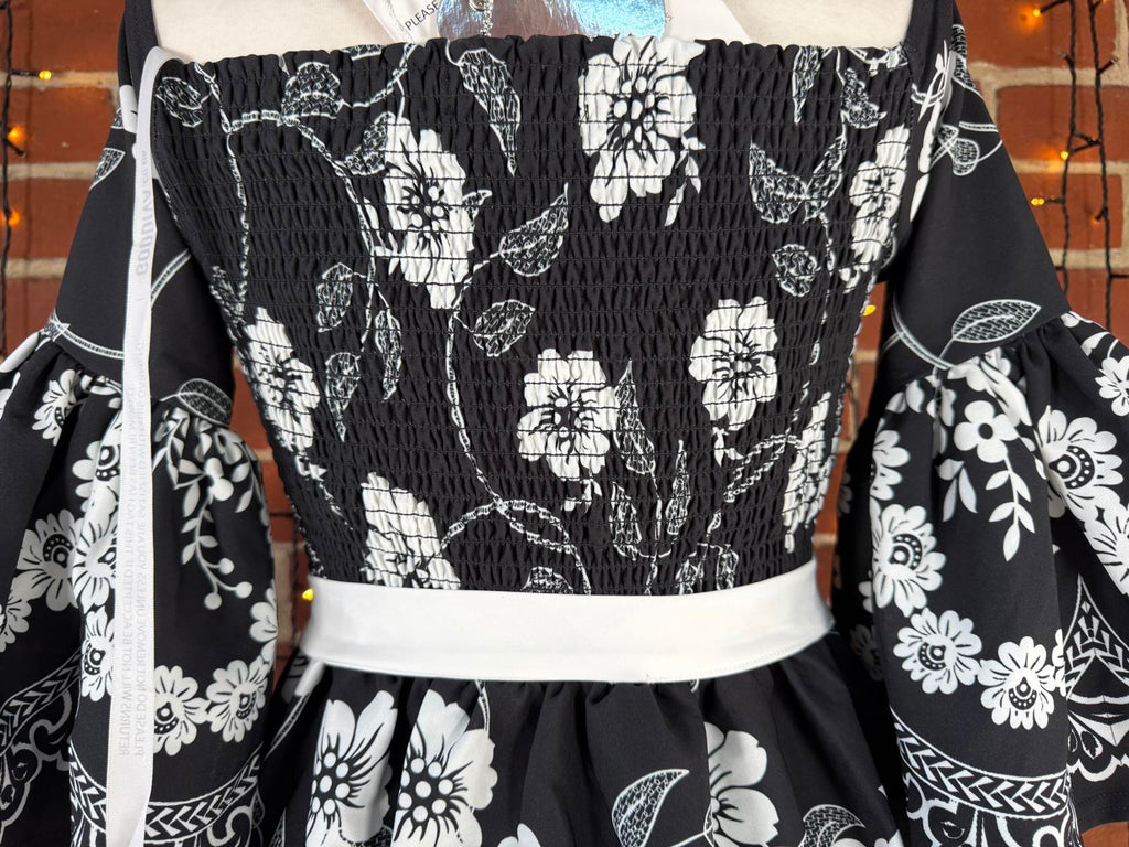 Goddiva London Floral Bardot Dress UK 10 -12 / US 6 -8 BNWT                 .467