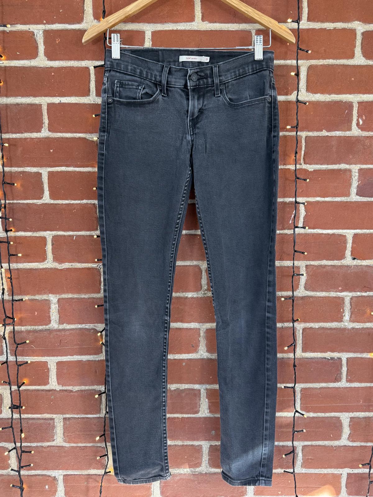 Levi’s 524 Skinny Jeans – Black (W24 L32)