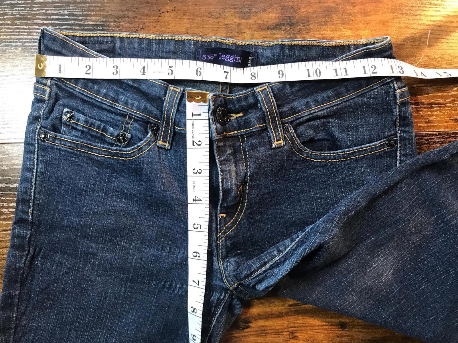 Levi’s 535 Legging Skinny Jeans Women’s UK 6 Dark Blue Denim