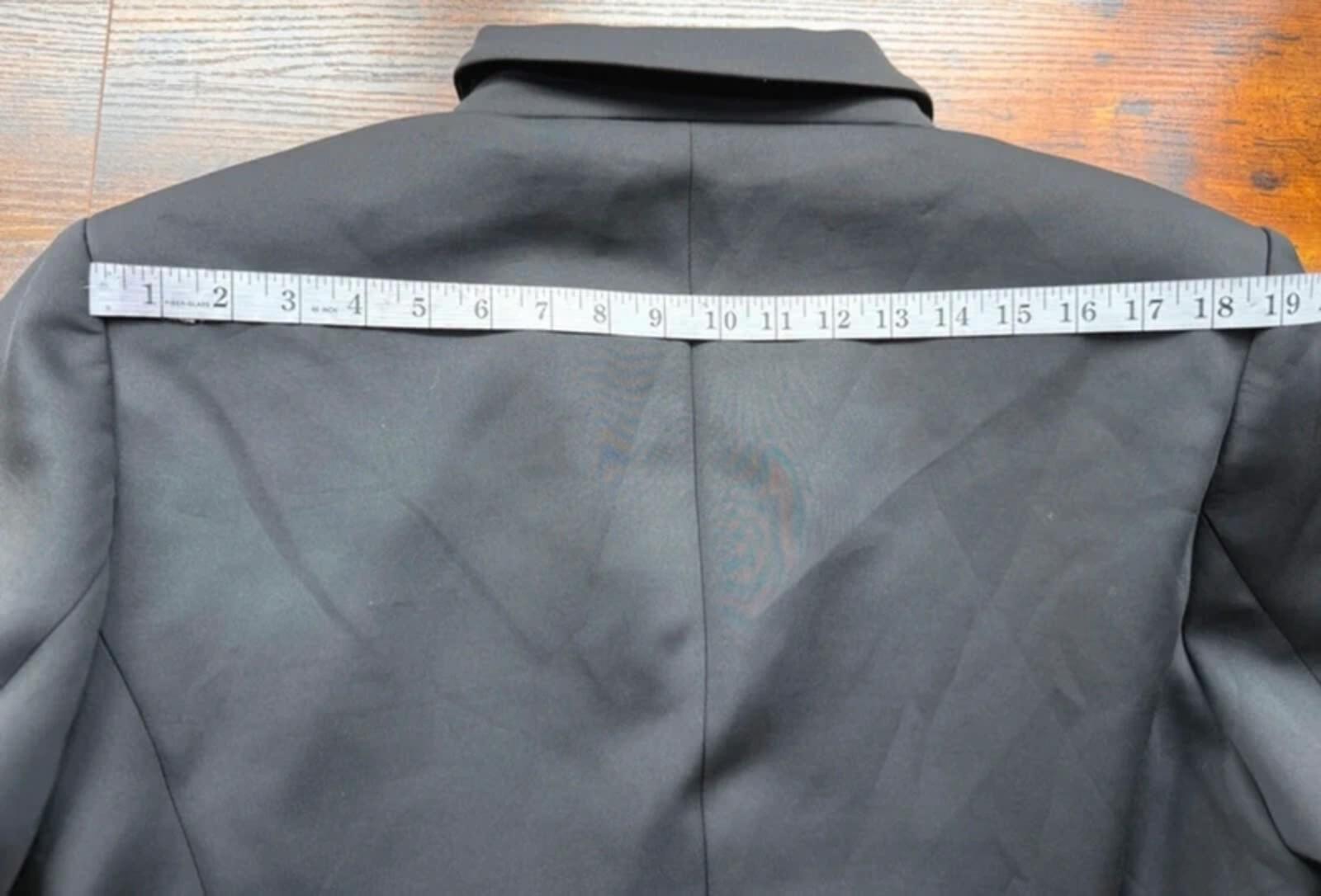 Good American Black Blazer UK 16 18 Oversized Tailored Jacket NEW Smart Workwear