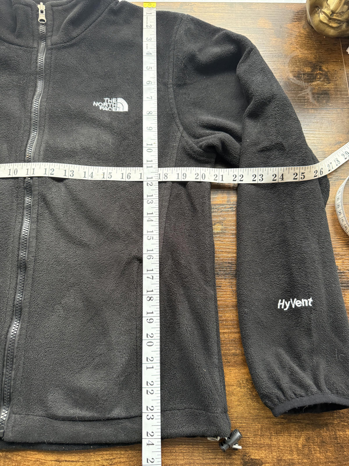 Vintage The North Face Summit Series HyVent Black Fleece Jacket Size M /14