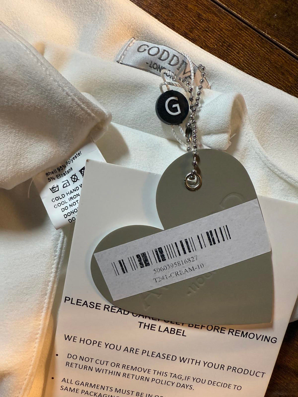 Goddiva London White Wrap Bustier Top UK 10 / US 6 – BNWT                   .292