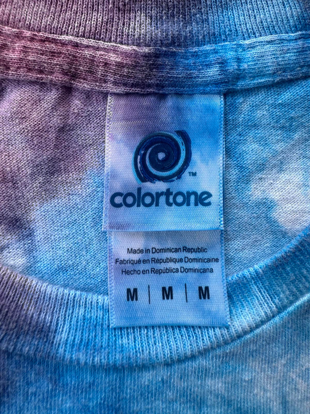 Vintage St. Augustine Tie-Dye T-Shirt - Good Vibes - Mens M