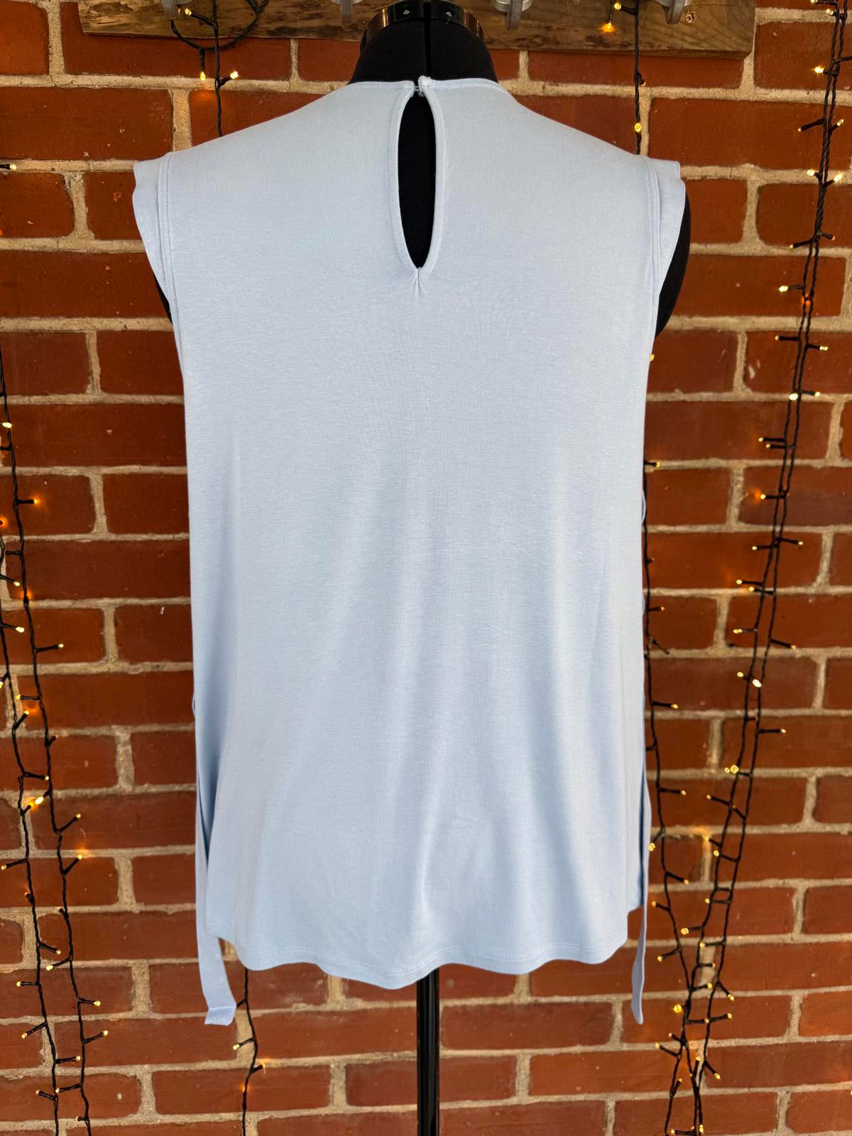 Next Light Blue Sleeveless Top - Size 16