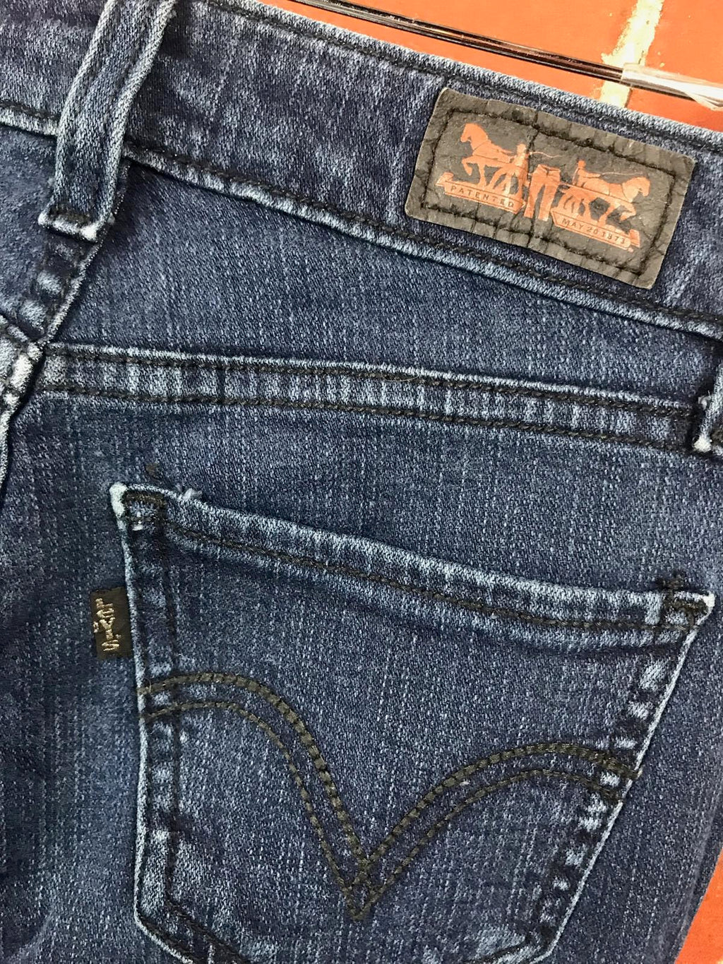 Levi’s 535 Legging Skinny Jeans – Dark Blue Denim - UK 8-10