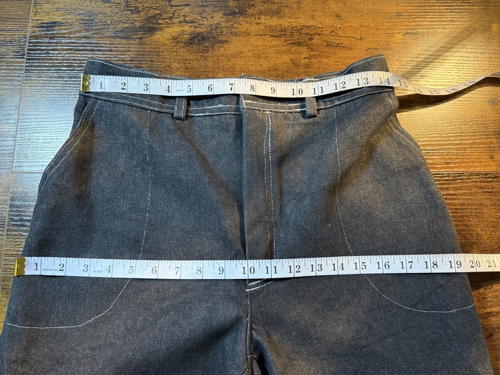 Vintage Pure Denim Workwear Tapered Jeans – UK 10 / US 6 (No Label)