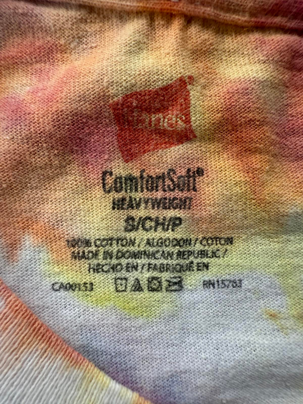 Hand Dyed Hilton Sandestin Tie Dye Tee | Hanes Heavyweight | S UK 8-10