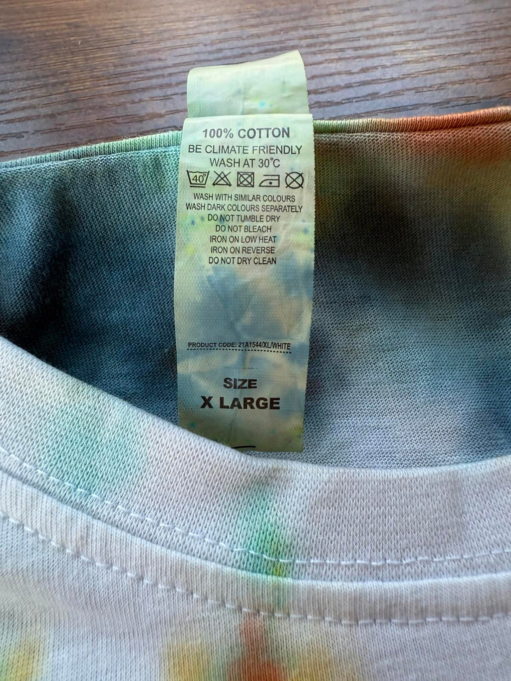 Men's Tie-Dye Short Sleeve T-Shirt - Size XL