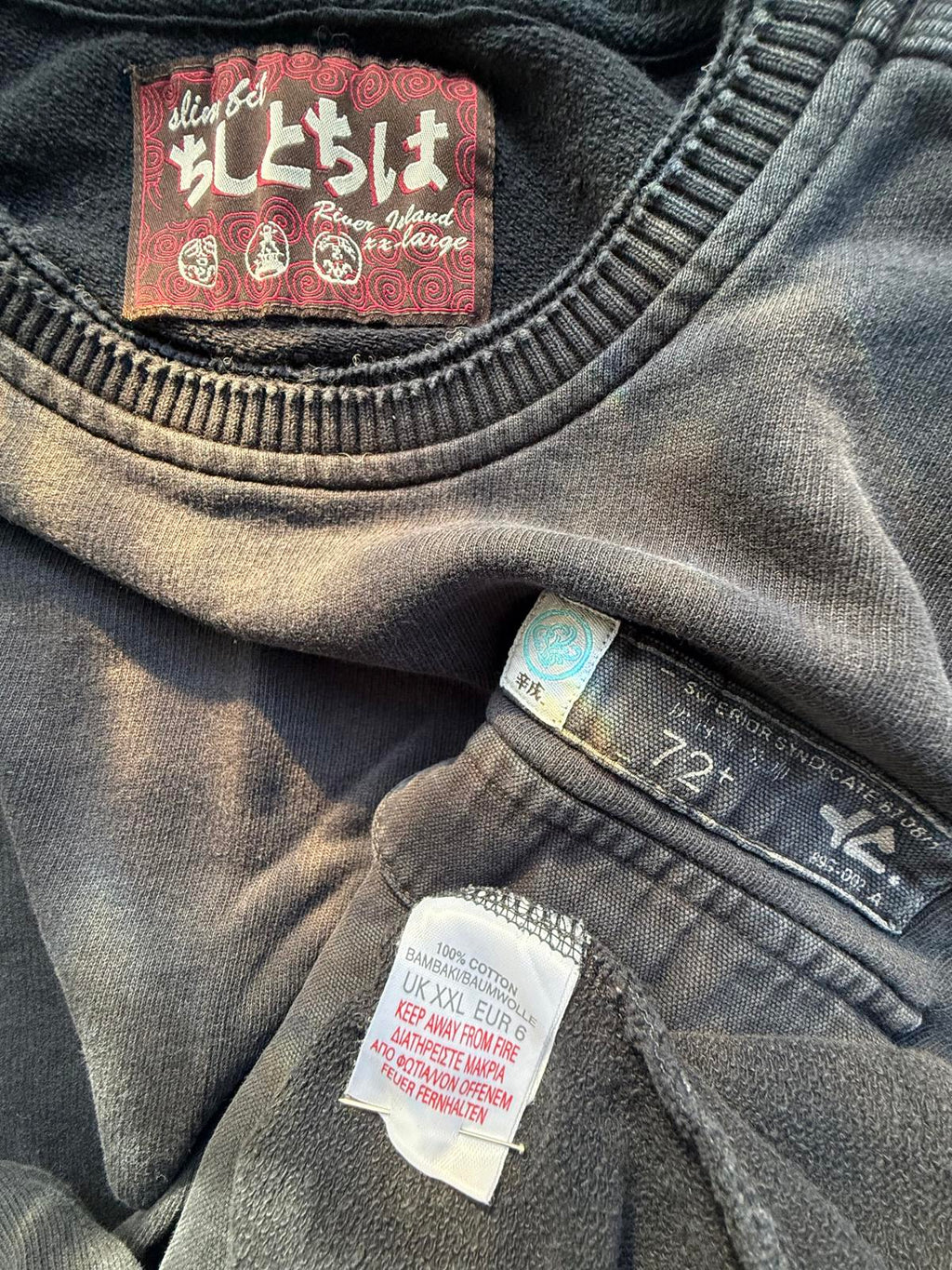 Vintage mid-2000s Superdry Japanese Style Sweatshirt circa 2006–2010. #72