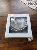 Carlo Gioielliere Silver Beaded Bracelet in Original Box