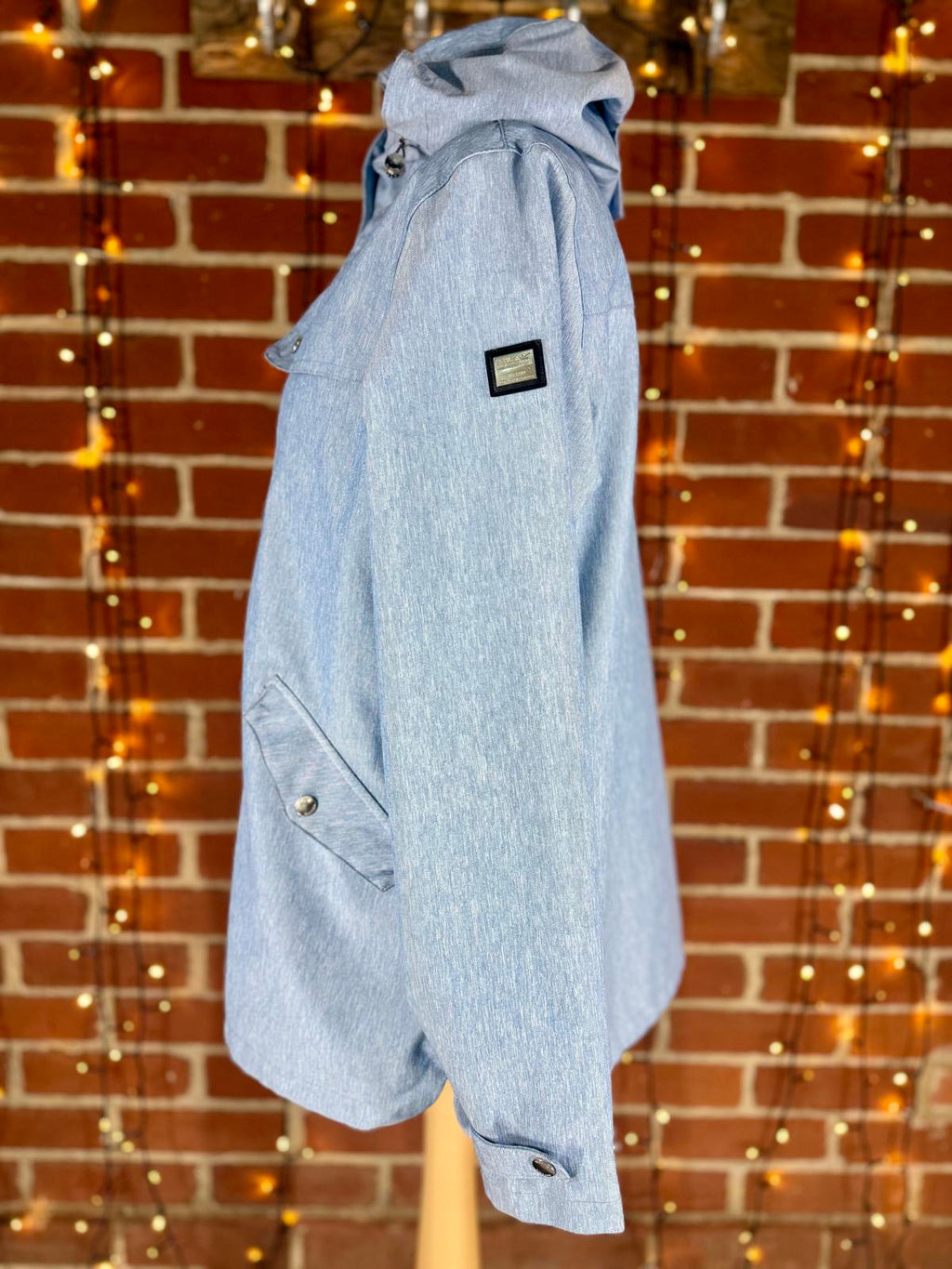 Regatta Great Outdoors Blue Waterproof Isotex Hooded Jacket – UK 16 - Read Info!