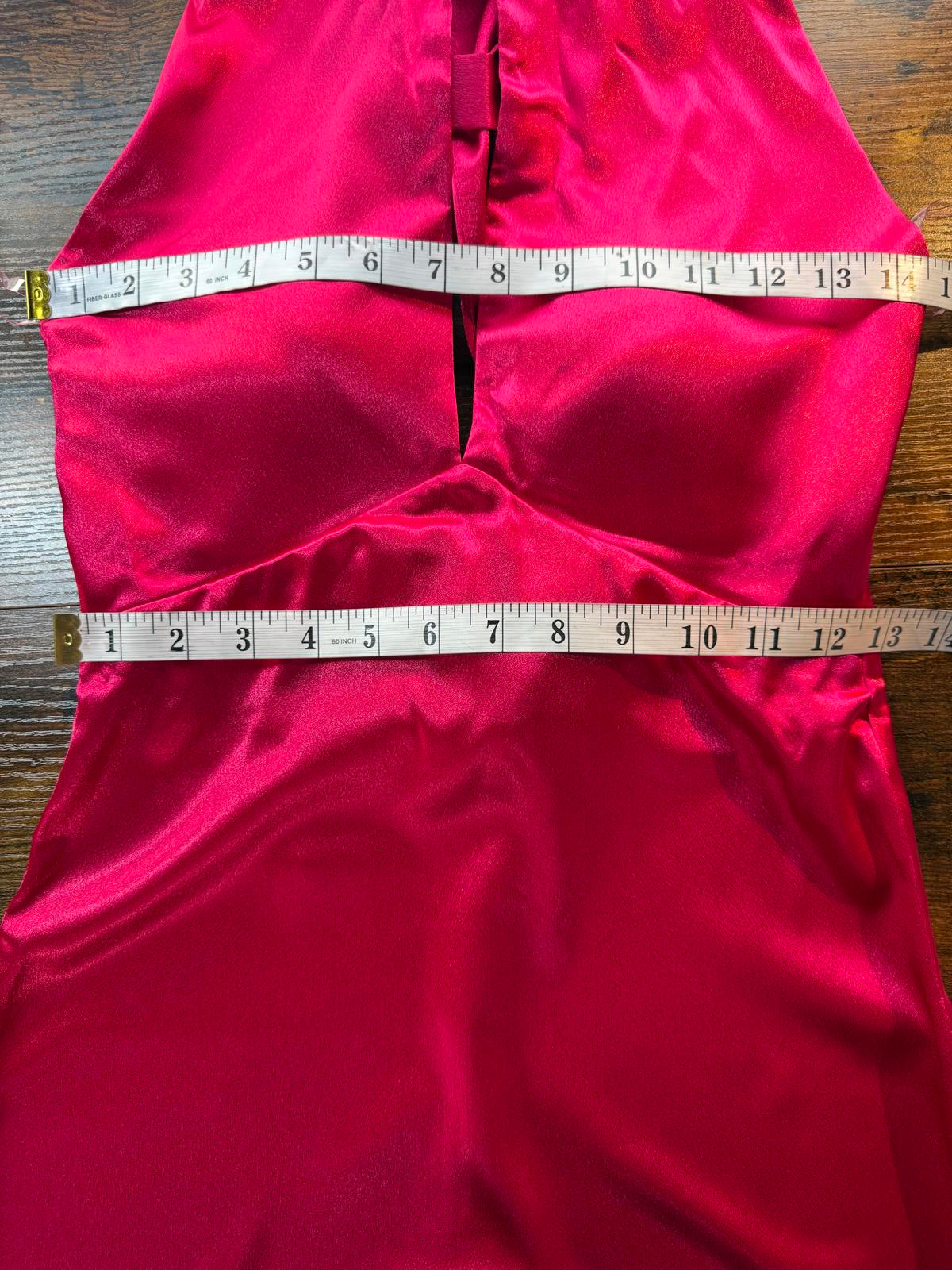 Goddiva Pink Satin Halter Maxi Dress UK 8 / US 4 – Evening Gown             .327