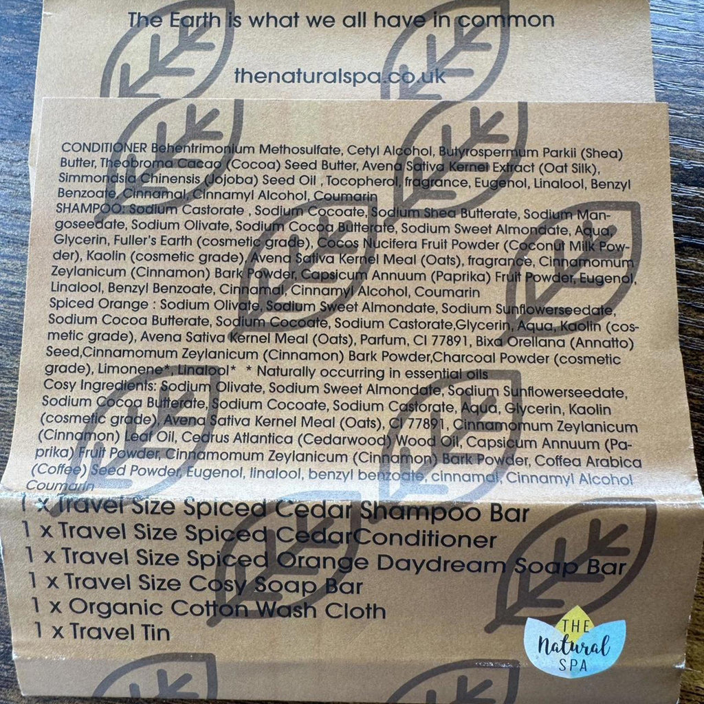 The Natural Spa Winter Spice On-The-Go Travel Wash Kit