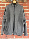 George Men’s Fleece Jumper XL (46–48” Chest) Grey Quarter Zip Pullover #43