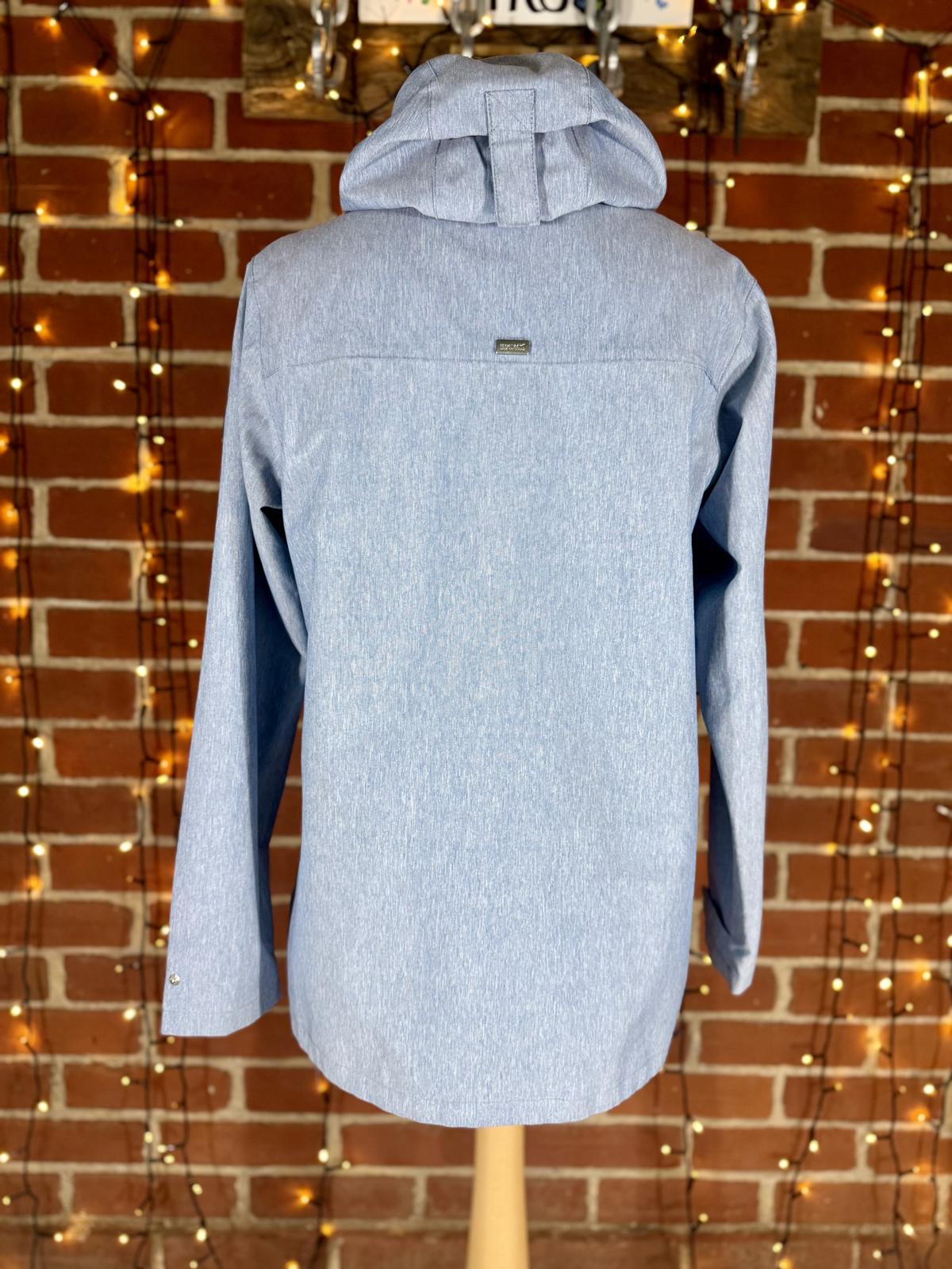 Regatta Great Outdoors Blue Waterproof Isotex Hooded Jacket – UK 16 - Read Info!