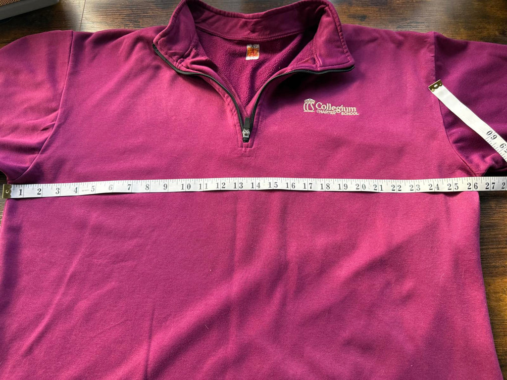 Vintage early 2000s Collegium Charter School sweatshirt (circa 2003–2008).#68