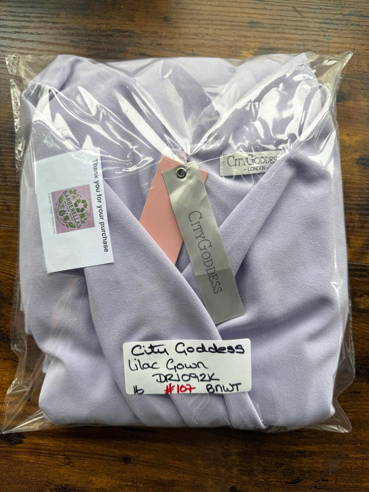 💜 City Goddess London Lilac Maxi Dress – UK 16 – BNWT #107