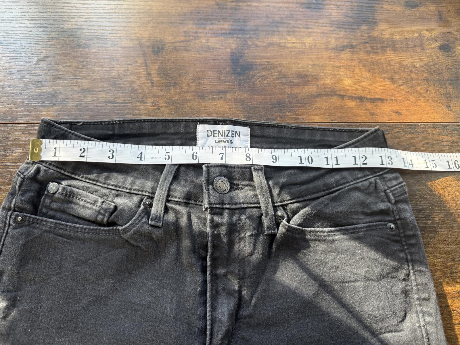 Levi’s Denizen High Rise Skinny Jeans – Black W28 L30 (UK 10)