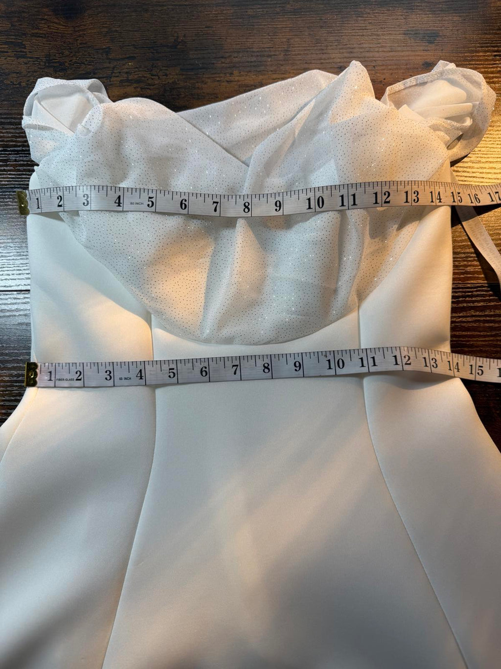 Stunning Goddiva Cream Midi Dress | UK 12 US 8 Off Shoulder Sparkle         .285