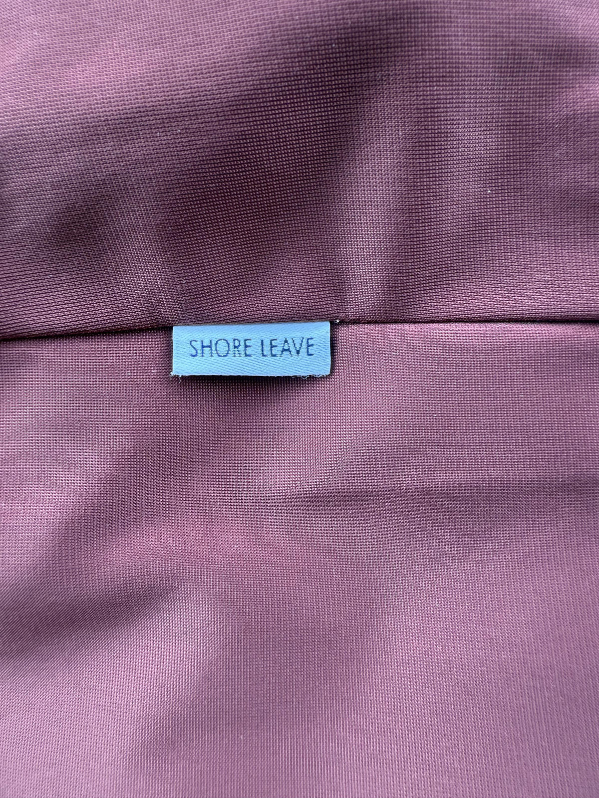 Shore Leave Urban Outfitters 1/4 Zip Sweatshirt Burgundy White Stripes NUM63