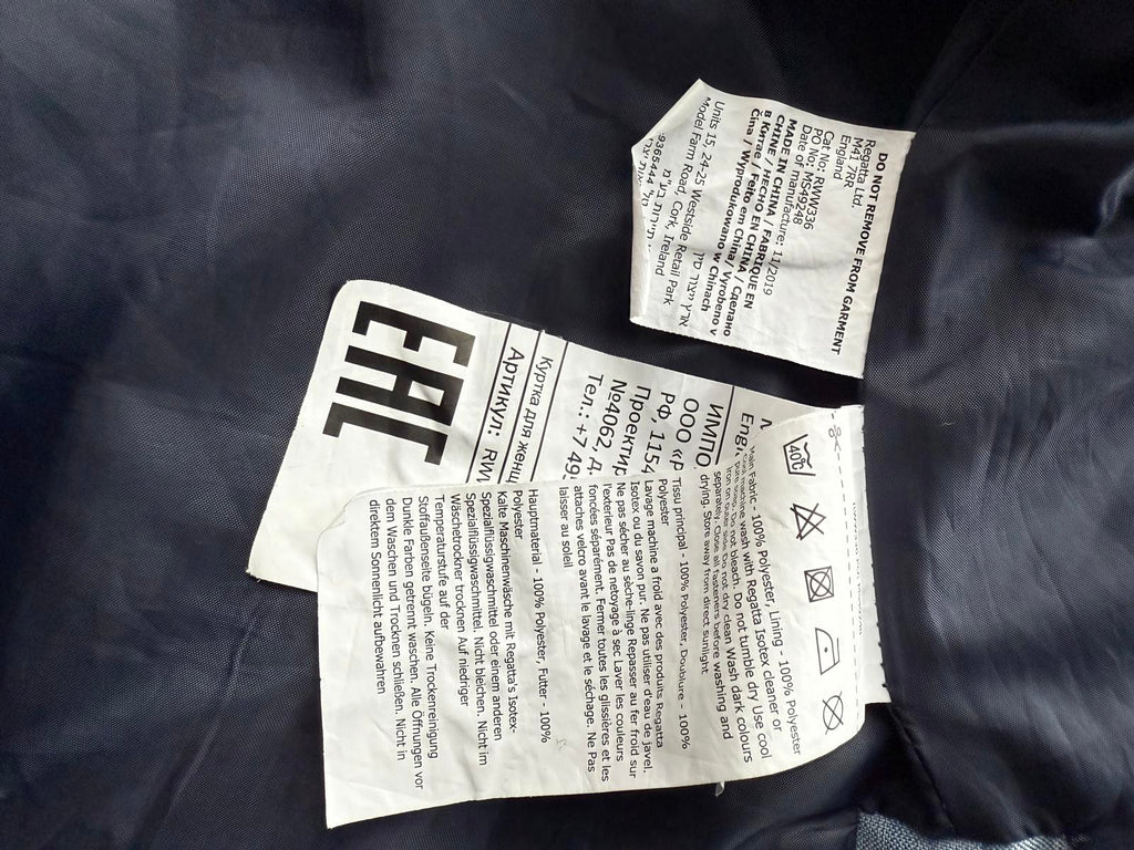 Regatta Great Outdoors Blue Waterproof Isotex Hooded Jacket – UK 16 - Read Info!