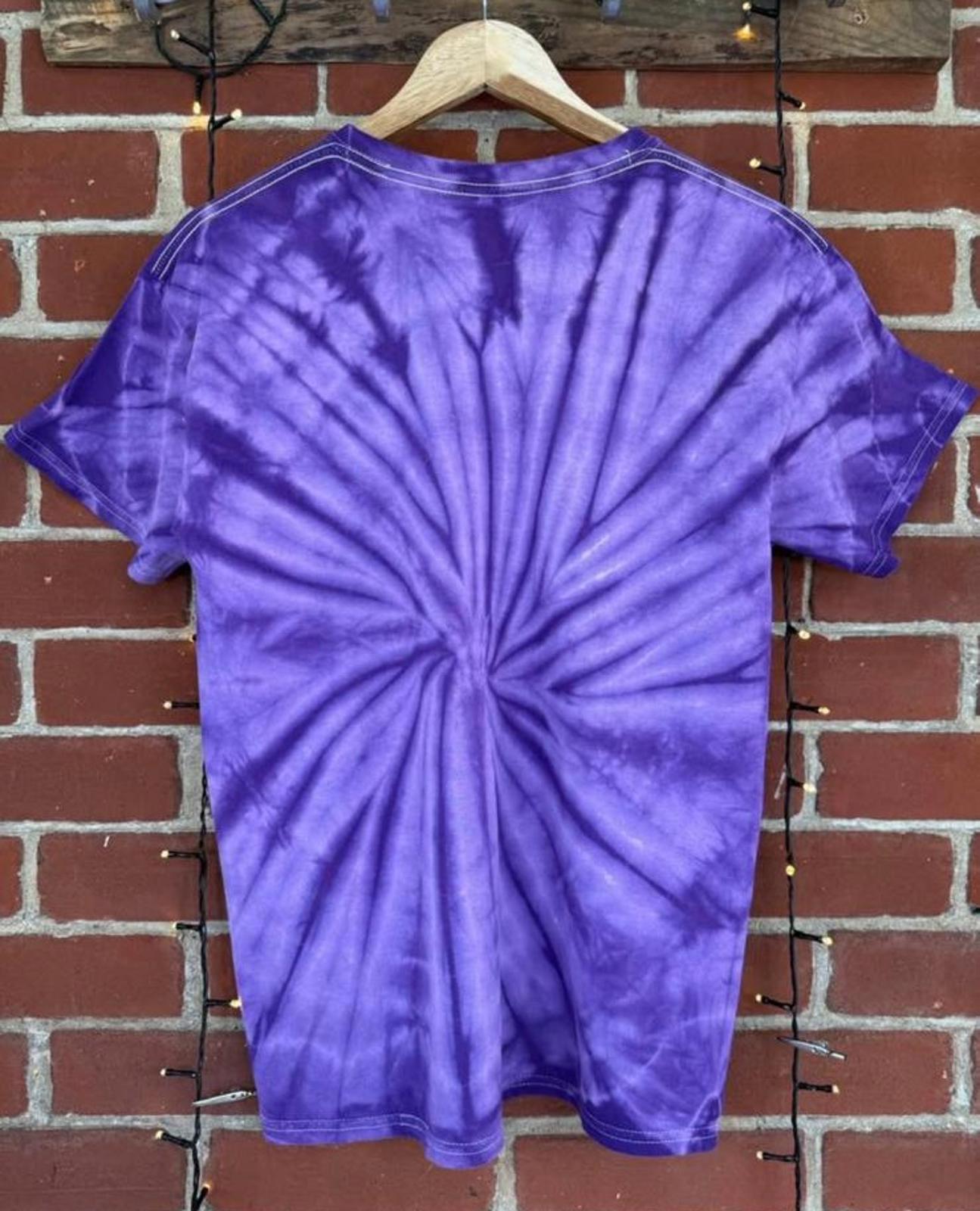 Tie-Dye Purple Summer Camp T-Shirt Size 12
