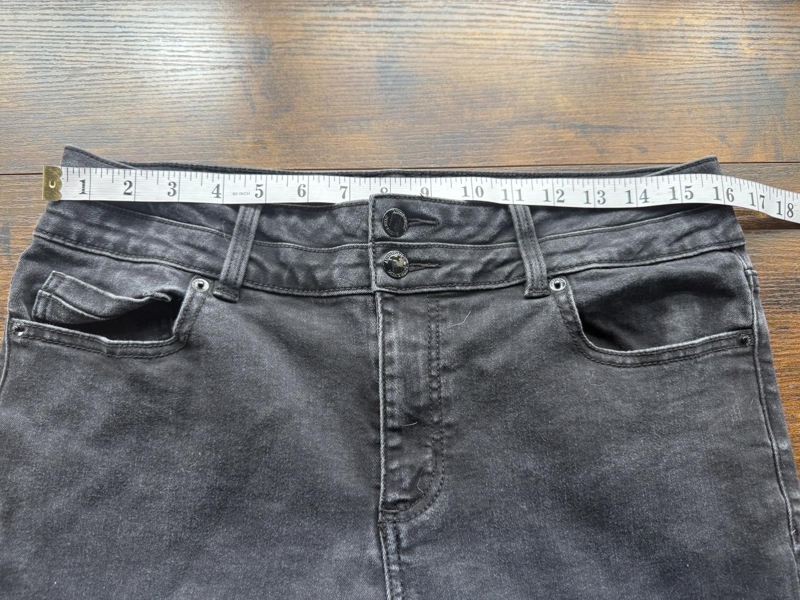 F&F Black Bootcut Jeans UK 14 Short Mid Rise Stretch Denim Casual Classic VGC