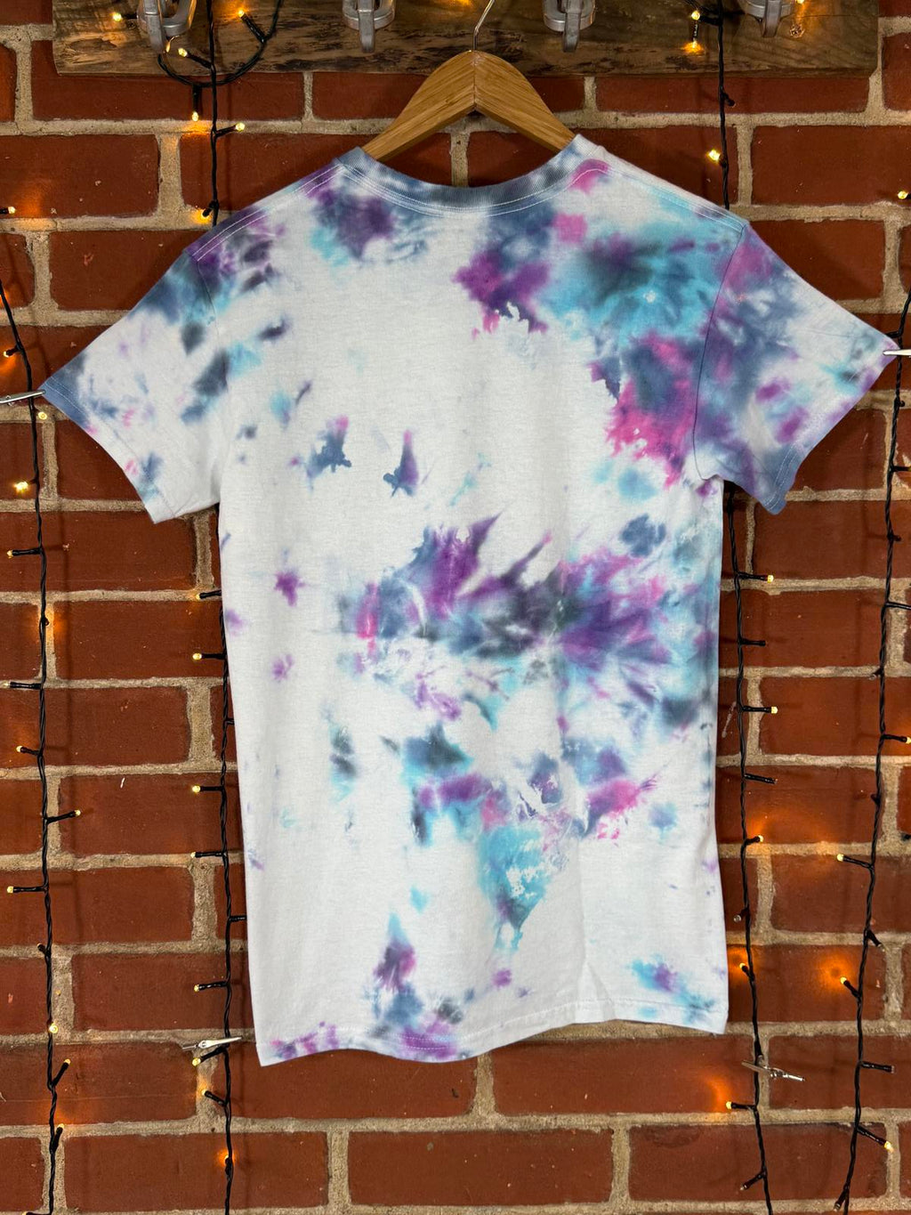 Tie-Dye T-Shirt – Purple & Blue Swirl
