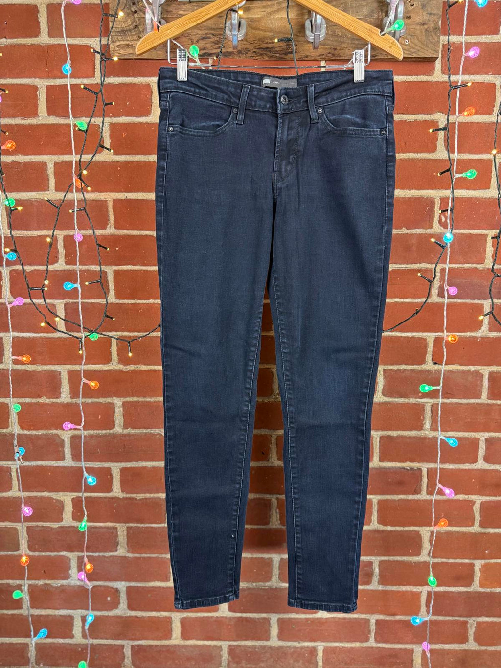 Levi’s Stretch Skinny Jeans Black – W29 L32 (UK 10 / US 6)