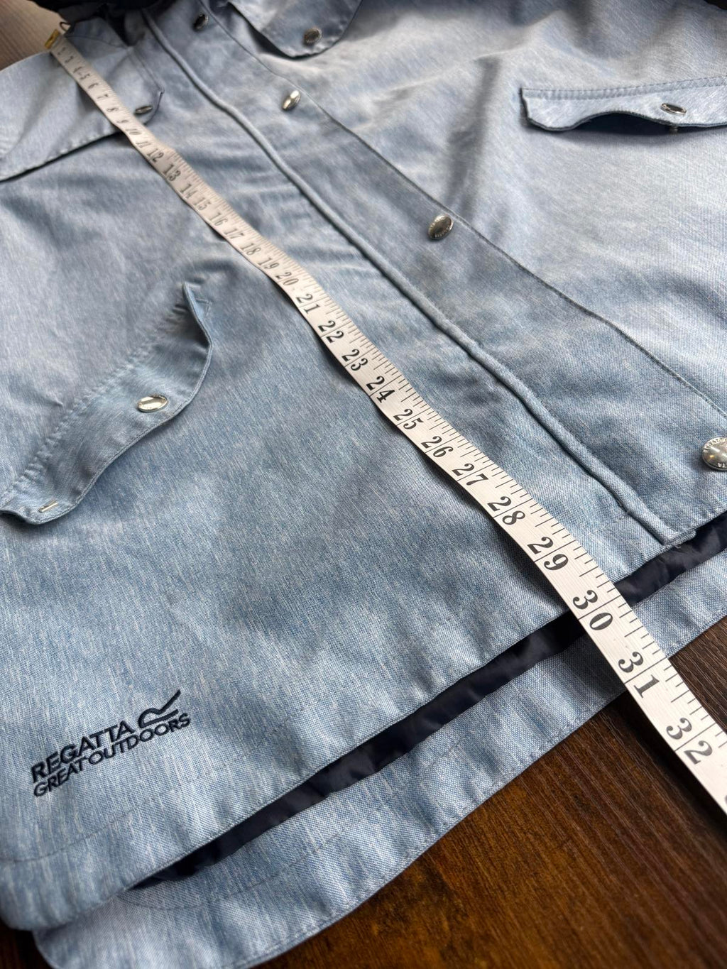 Regatta Great Outdoors Blue Waterproof Isotex Hooded Jacket – UK 16 - Read Info!