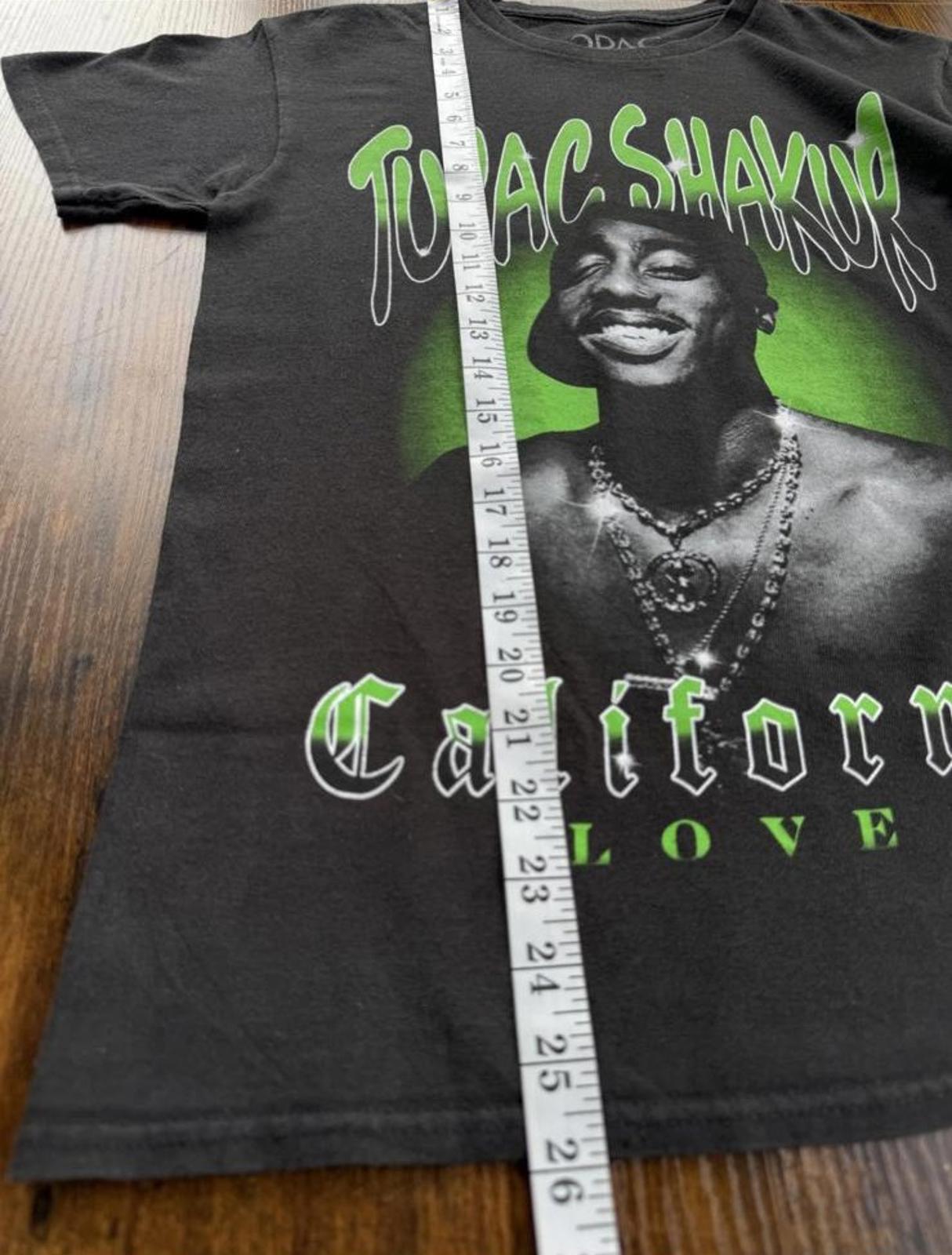 Tupac Shakur California Love Graphic T-Shirt Small UK 8–10 US S