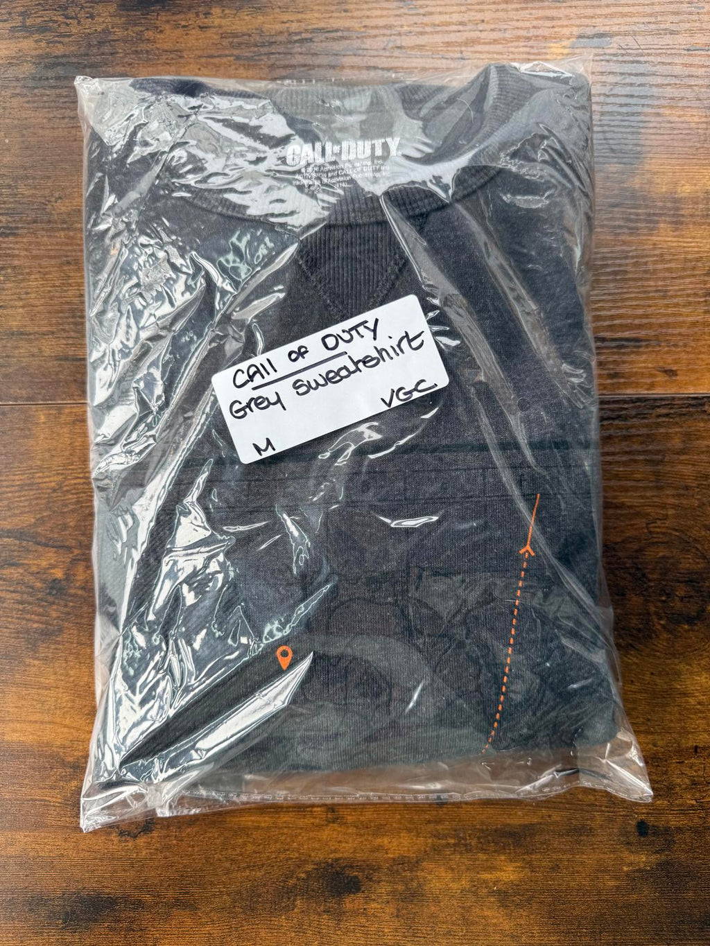 Call of Duty Black Ops 4 Sweatshirt M Grey Blackout 2018 Gamer Merch NUM 48