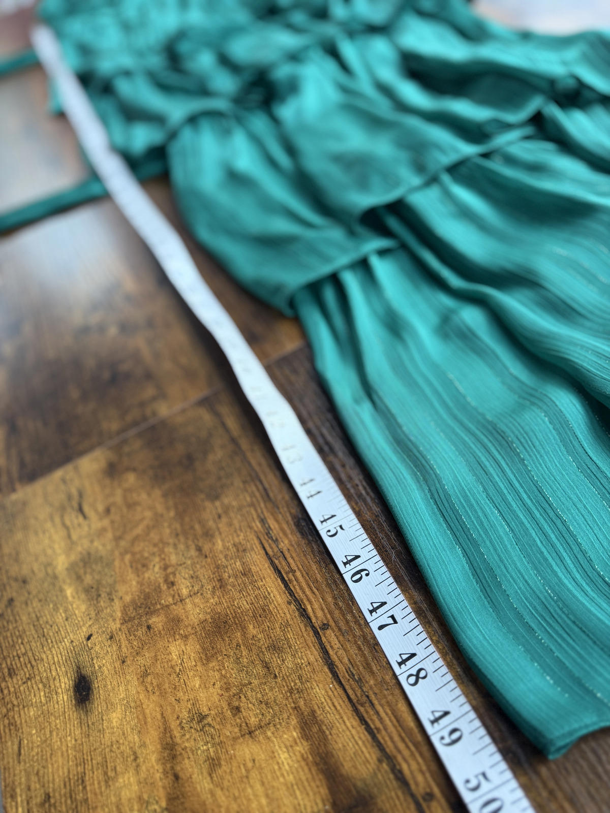 Goddiva London Emerald Green Tiered Maxi Dress Size 8 BNWT #209