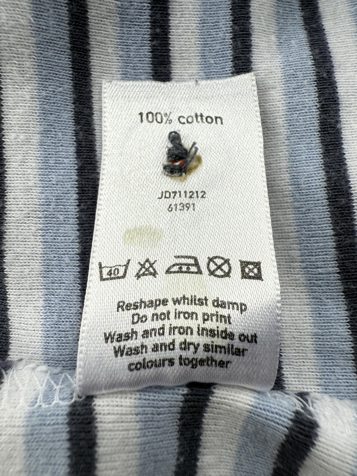 Vintage Cherokee Women's Long Sleeve Striped T-Shirt Circa Y2K