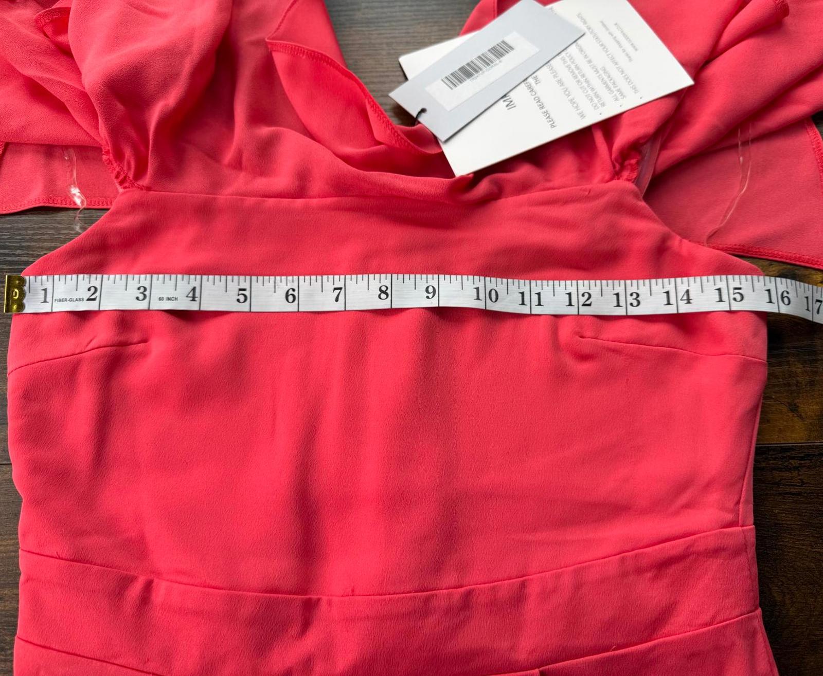 Vicky Pattison Coral Off Shoulder Wide Leg Jumpsuit UK 8 / US 4